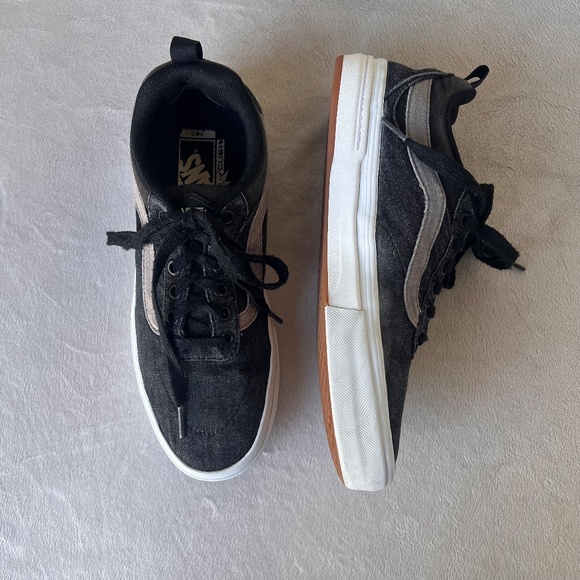 Vans Kyle Walker Pro Black / Grey Skateboarding Skate Shoe Size 7.5 - Picture 11 of 12